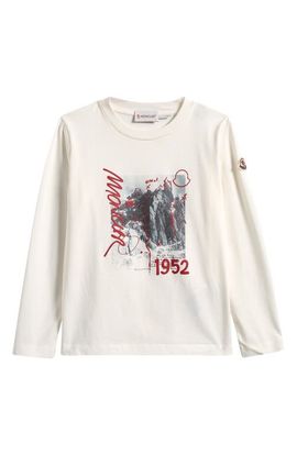 Moncler Moncler Kids' Long Sleeve Graphic T-Shirt