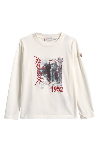 Moncler Moncler Kids' Long Sleeve Graphic T-Shirt