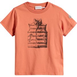 Moncler Moncler Kids' Puffer Vest Graphic T-Shirt