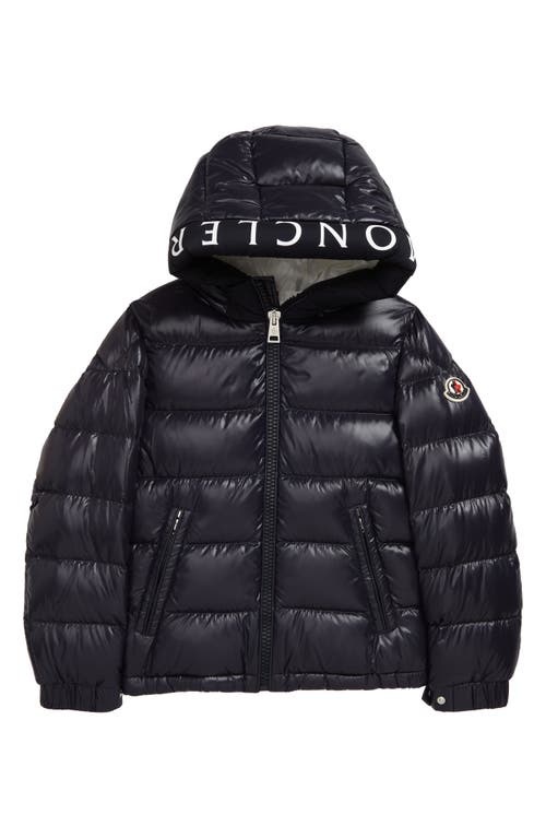 Moncler Moncler Kids' Salzman Logo Water Resistant Down Puffer Jacket
