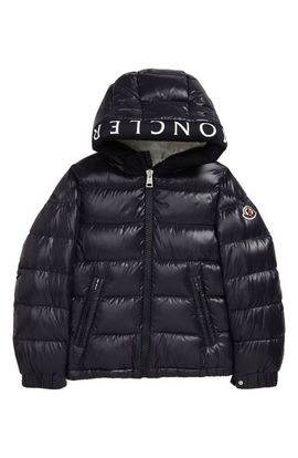 Moncler Moncler Kids' Salzman Logo Water Resistant Down Puffer Jacket