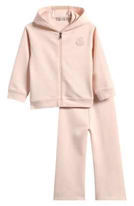 Moncler Moncler Kids' Stretch Cotton Zip Hoodie & Sweatpants Set