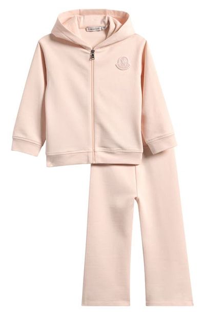 Moncler Moncler Kids' Stretch Cotton Zip Hoodie & Sweatpants Set