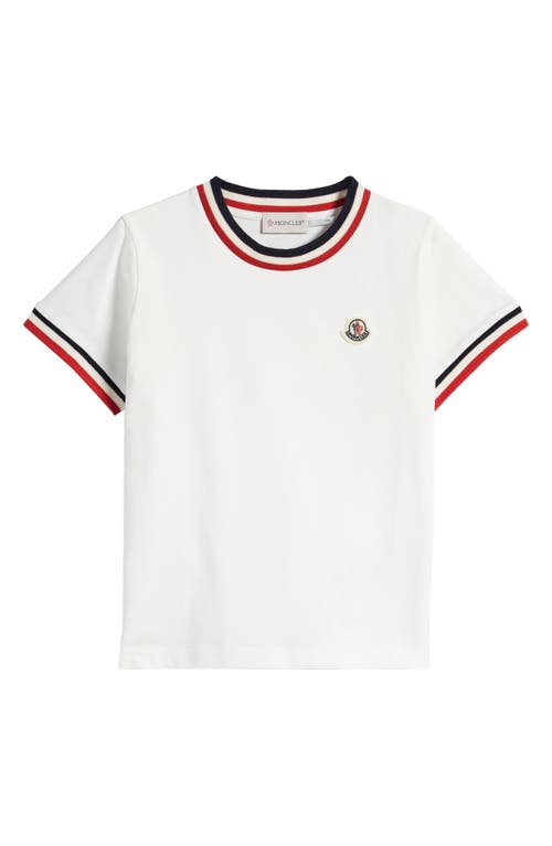 Moncler Moncler Kids' Tricolor Logo T-Shirt