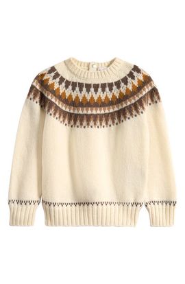 Moncler Moncler Kids' Wool & Cashmere Fair Isle Sweater