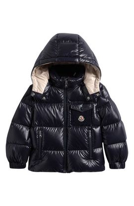 Moncler Moncler Kids' Yule Hooded Down Puffer Jacket