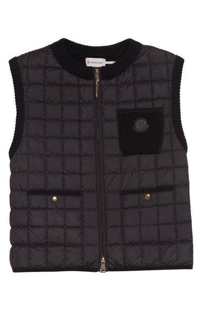 Moncler Moncler Knit & Quilted Down Vest