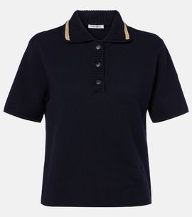 Moncler Moncler Knitted cotton polo shirt