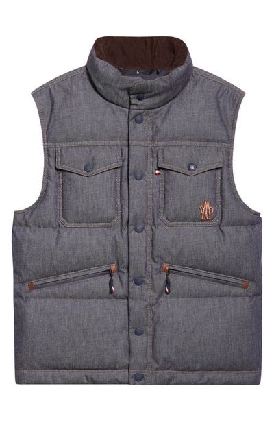 Moncler Moncler Krachan Denim Puffer Vest