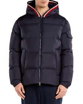 Moncler Moncler Lacfroid Stripe Hood Down Puffer Jacket