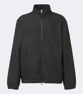 Moncler Moncler Leather-trimmed bomber jacket