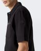 Moncler Moncler Leather-trimmed cotton shirt - 5