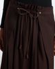 Moncler Moncler Leather-trimmed virgin wool midi skirt - 3