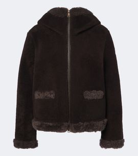 Moncler Moncler Leuctre shearling-trimmed down jacket
