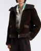 Moncler Moncler Leuctre shearling-trimmed down jacket - 2