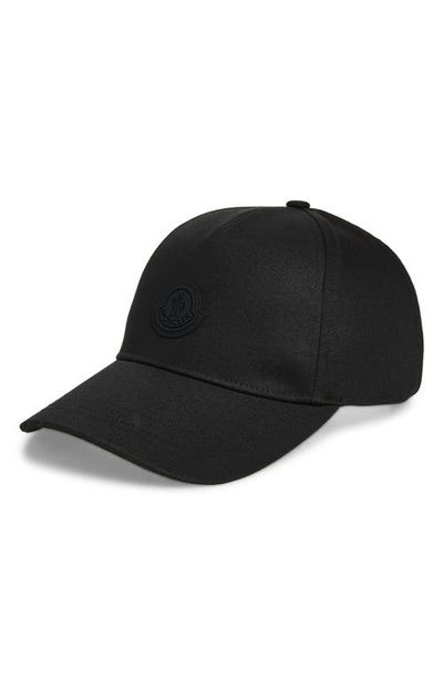 Moncler Moncler Logo Patch Adjustable Baseball Cap