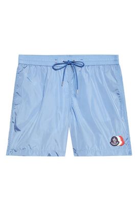 Moncler Moncler Logo Patch Swim Trunks