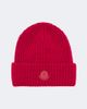 Moncler Moncler Logo ribbed-knit cashmere beanie - 1