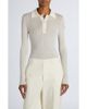 Moncler Moncler Long Sleeve Rib Polo Sweater - 1