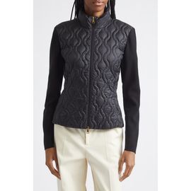 Moncler Moncler Mixed Media Down Cardigan