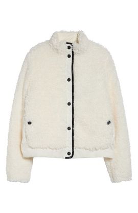 Moncler Moncler Mixed Media Fleece Zip Cardigan