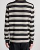 Moncler Moncler Mixed Media Stripe Long Sleeve Knit Top - 2