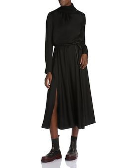 Moncler Moncler Mock Neck Midi Dress