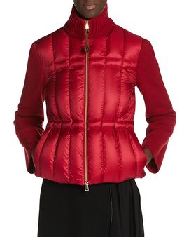 Moncler Moncler Mock Neck Puffer Cardigan
