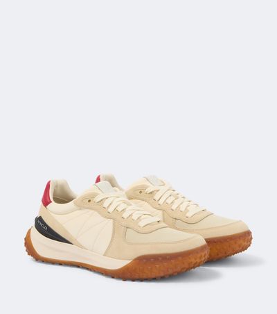 Moncler Moncler Moncler City Trek suede-trimmed sneakers