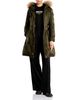 Moncler Moncler Moustique Hooded Shearling Trim Long Down Parka - 2