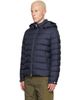 Moncler Moncler Navy Arneb Hooded Short Down Jacket - 4
