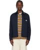 Moncler Moncler Navy Cotton Blend Gabardine Shirt Jacket - 1