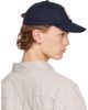 Moncler Moncler Navy Cotton Gabardine Baseball Cap - 3