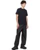 Moncler Moncler Navy Double Leather Logo T-shirt - 4