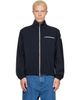 Moncler Moncler Navy Fourioun Cotton Blend Short Jacket - 1