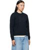 Moncler Moncler Navy Monogram Cotton Blend Sweater - 2