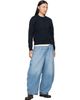 Moncler Moncler Navy Monogram Cotton Blend Sweater - 5