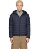 Moncler Moncler Navy Solienn Hooded Short Down Jacket - 1