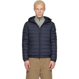 Moncler Moncler Navy Solienn Hooded Short Down Jacket