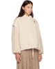 Moncler Moncler Off-White Chardonneret Faux-Fur Jacket - 2