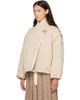 Moncler Moncler Off-White Chardonneret Faux-Fur Jacket - 5