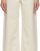 Moncler Moncler Off-White Cropped Jeans - 1