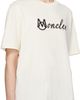 Moncler Moncler Off-White Embroidered Varsity Logo Cotton T-shirt - 2