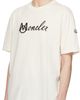 Moncler Moncler Off-White Embroidered Varsity Logo Cotton T-shirt - 4
