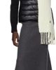 Moncler Moncler Off-White Fringed Scarf - 3