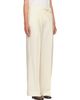 Moncler Moncler Off-White Gabardine Tailored Trousers - 2