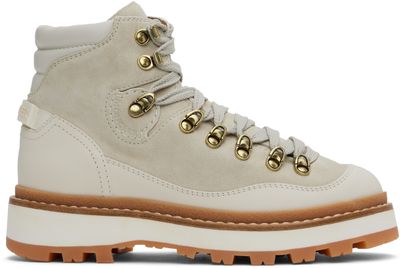 Moncler Moncler Off-White Peka Trek Hiking Boots