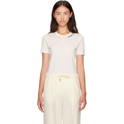 Moncler Moncler Off-White S/S Jersey T-shirt