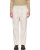 Moncler Moncler Off-White Tailored Cotton Trousers - 1