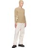 Moncler Moncler Off-White Tailored Cotton Trousers - 4